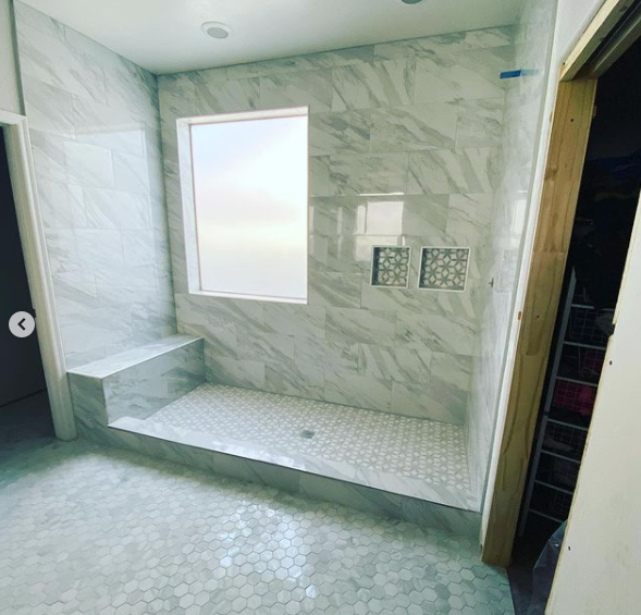 Shower Remodel After